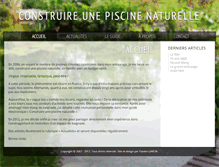 Tablet Screenshot of construire-une-piscine-naturelle.com
